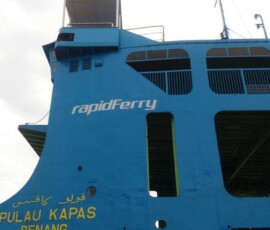 Penang Ferry Pulau Kapas - rapidferry sticker by Orange Media Penang Ferry Pulau Kapas - rapidferry sticker by Orange Media